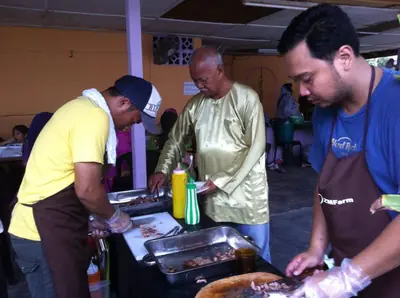 Aqiqah dan Pertunangan di Kg Sepakat, Masai