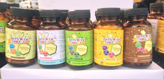 Tablet susu kambing semua perasa